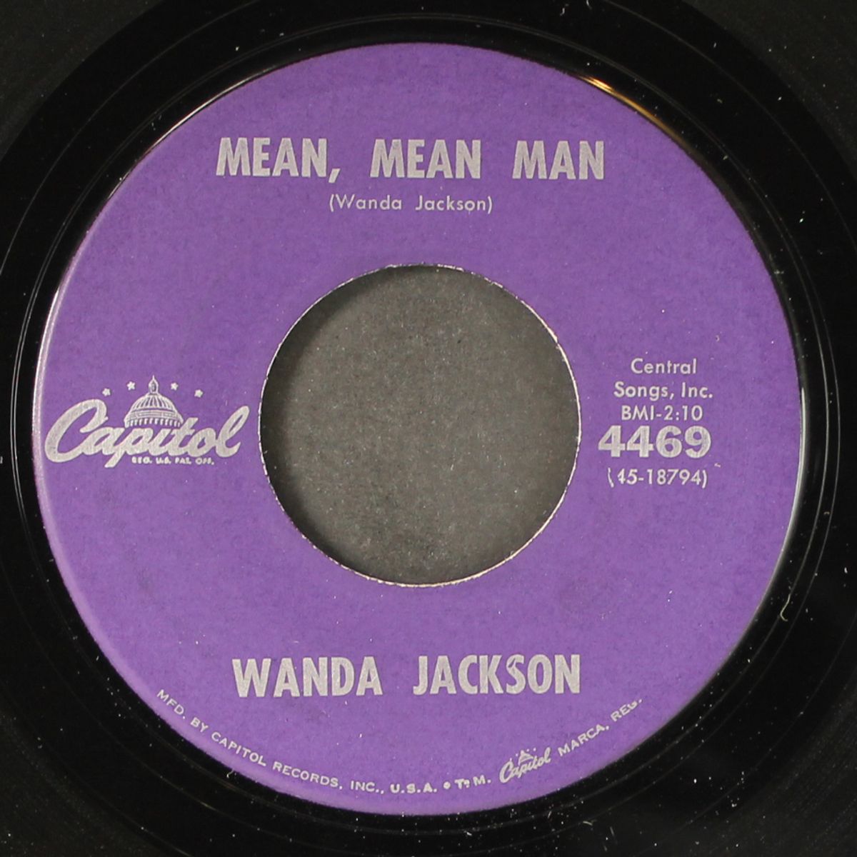 mean, mean man / happy happy birthday by WANDA JACKSON