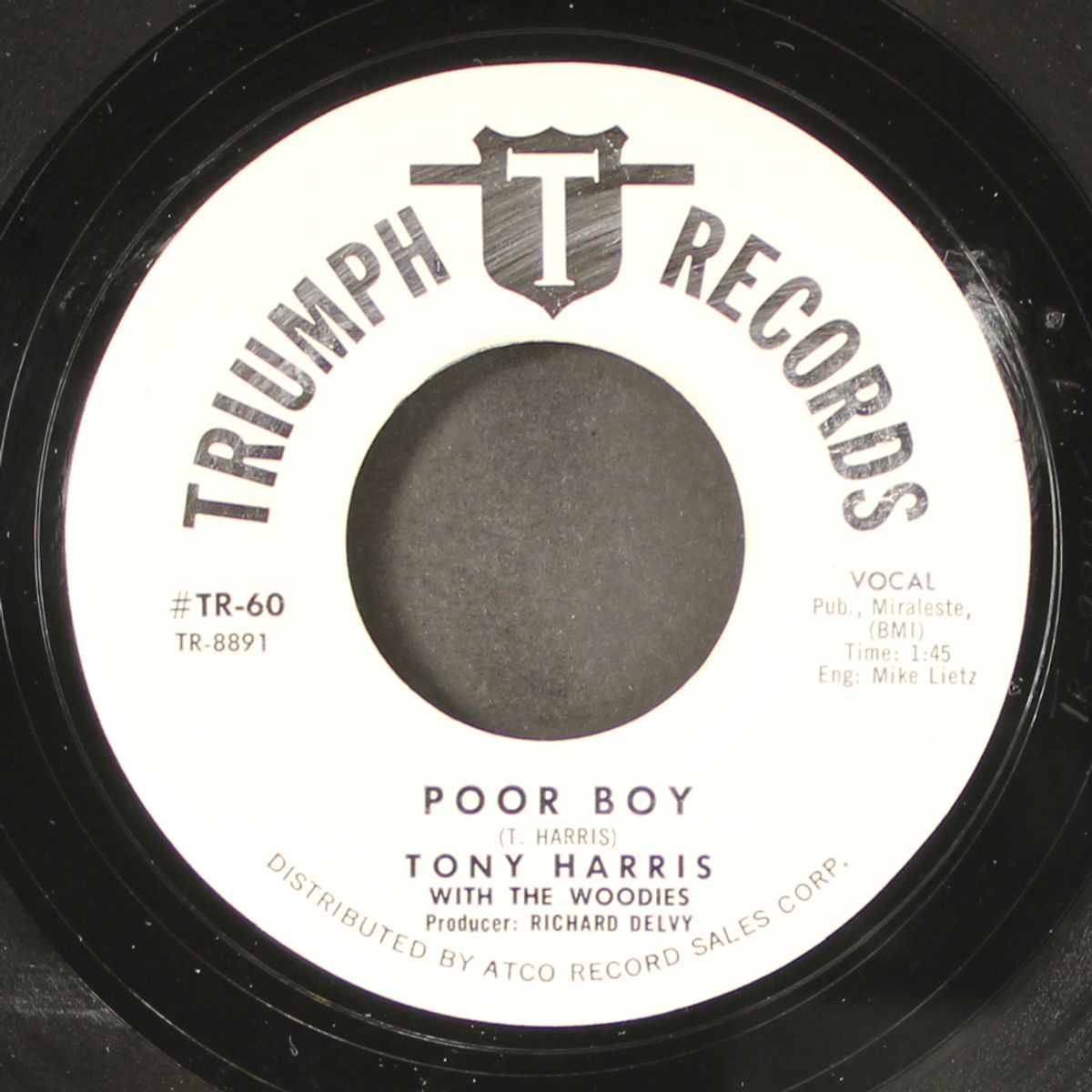 go go little scrambler / poor boy by TONY HARRIS & WOODIES