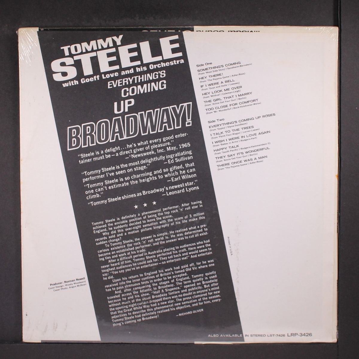 everything's coming up broadway by TOMMY STEELE