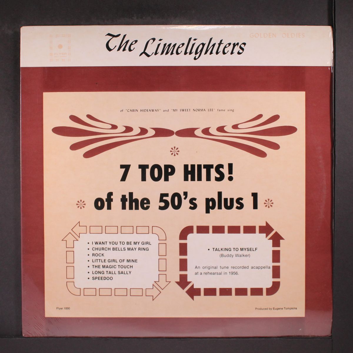 7 top hits of the 50's plus 1 by LIMELIGHTERS