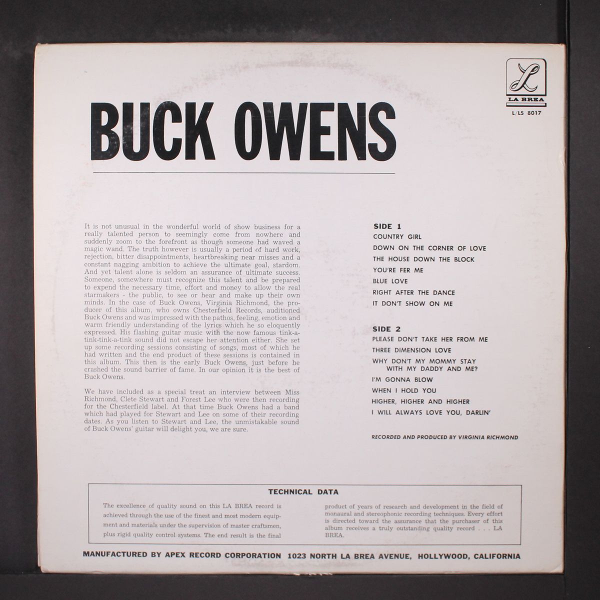 buck owens by BUCK OWENS