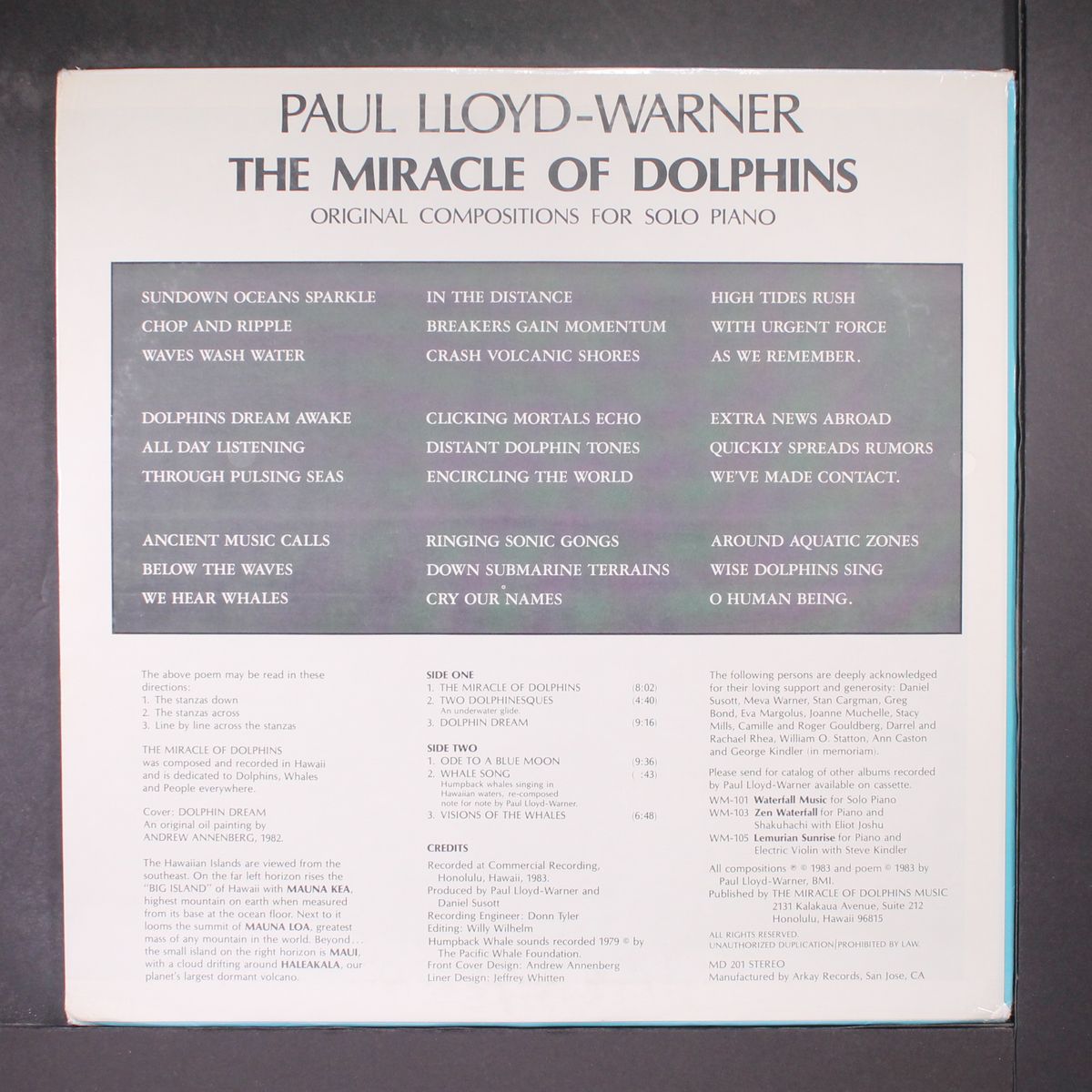 the miracle of dolphins by PAUL LLOYD-WARNER