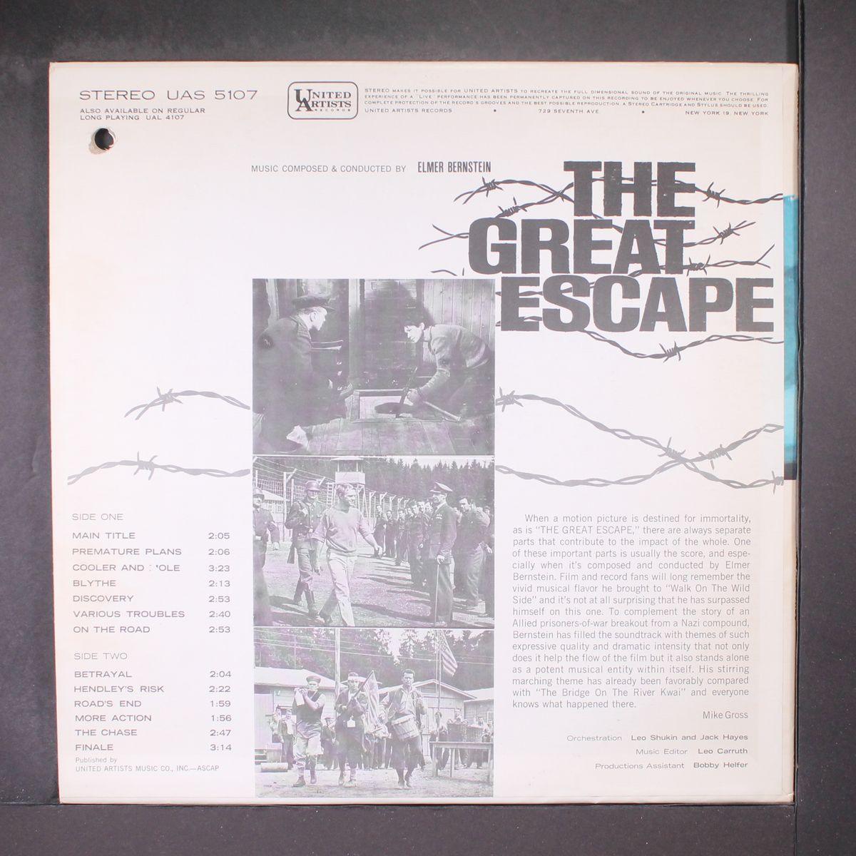 the great escape by SOUNDTRACK