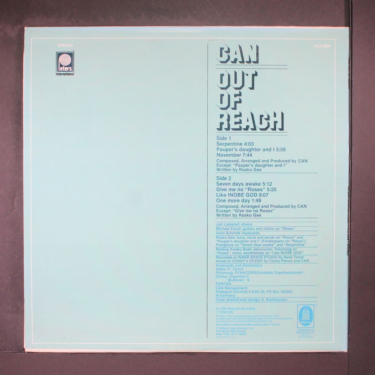 out of reach by CAN