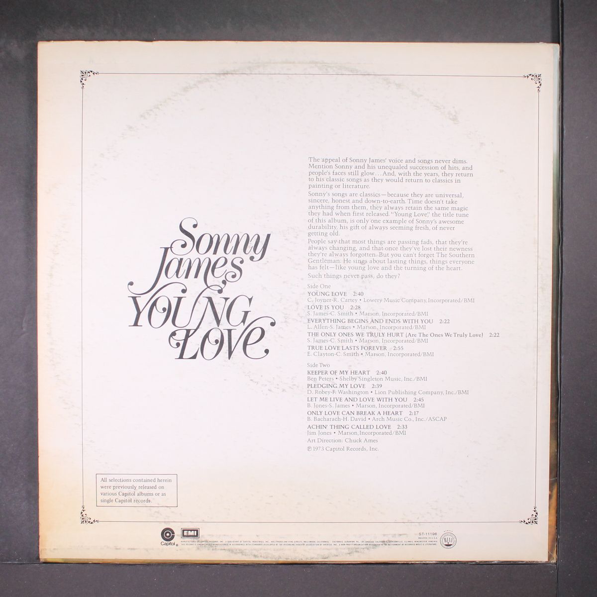 young love by SONNY JAMES