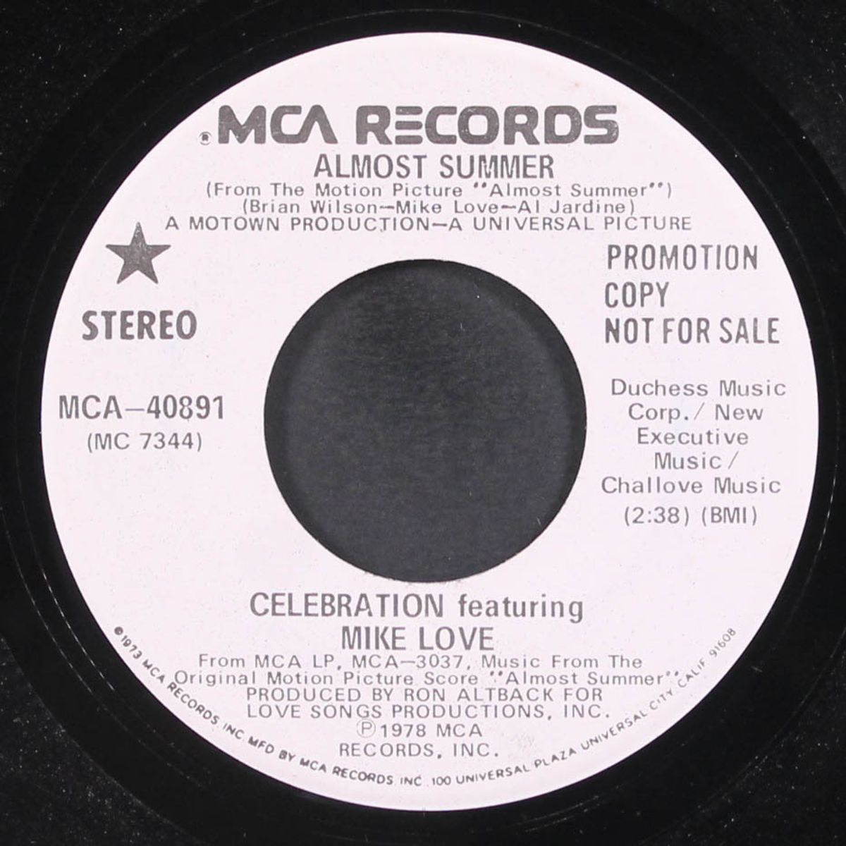 almost summer / same by CELEBRATION & MIKE LOVE