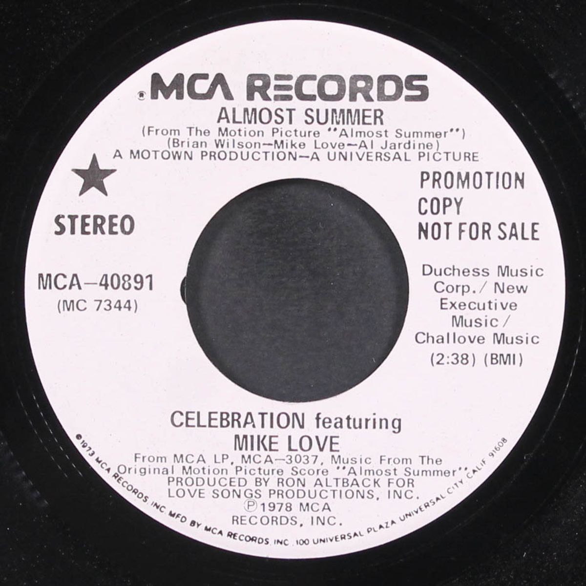 almost summer / same by CELEBRATION & MIKE LOVE