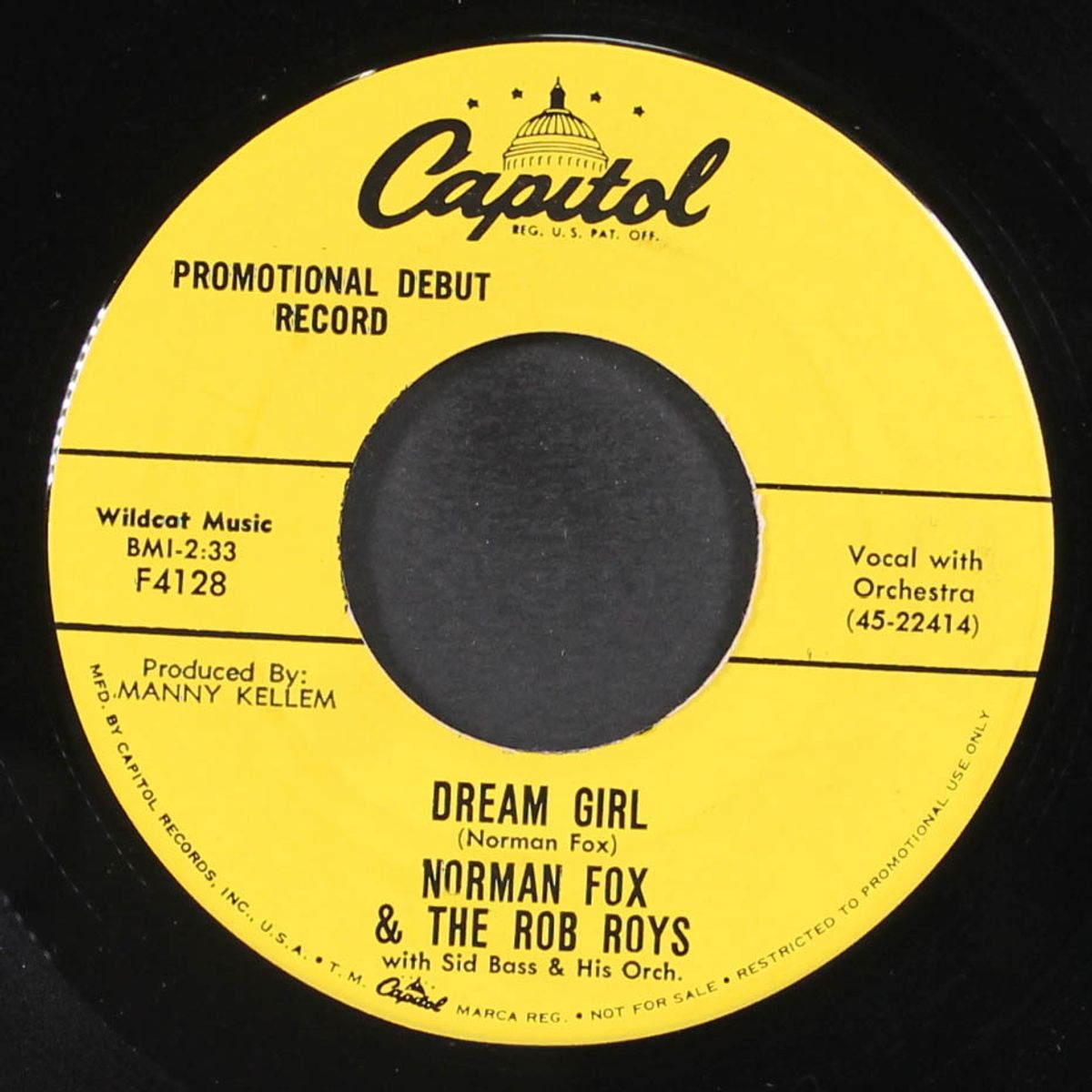 pizza pie / dream girl by NORMAN FOX & ROB ROYS