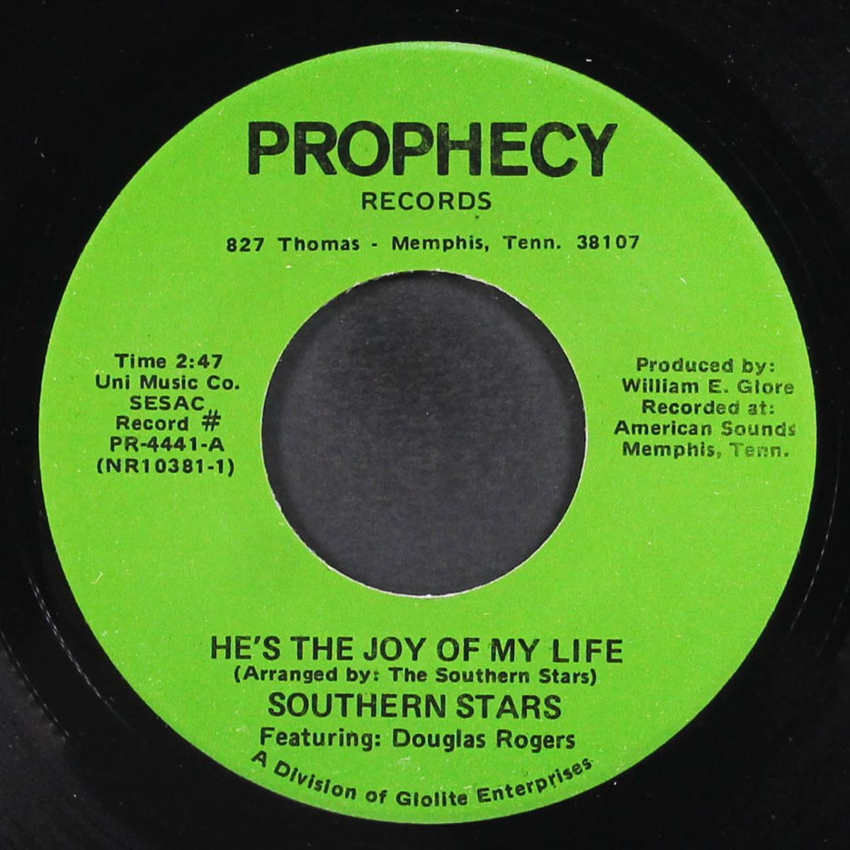 he's the joy of my life / i heard the voice of jesus say by SOUTHERN STARS