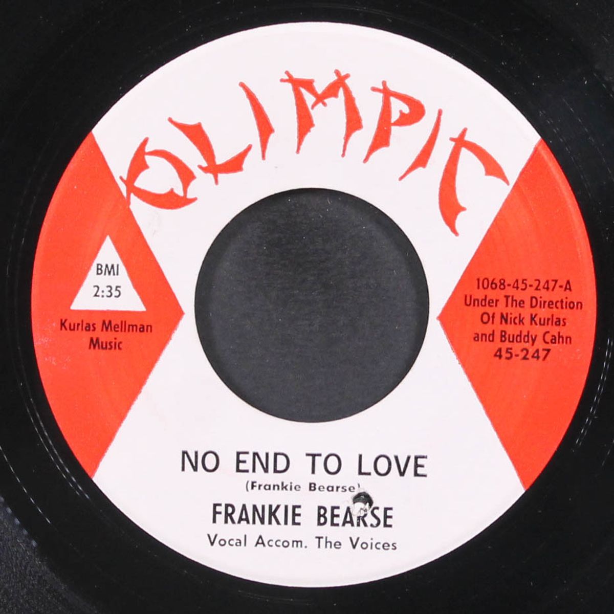 no end to love / i cry by FRANKIE BEARSE & VOICES