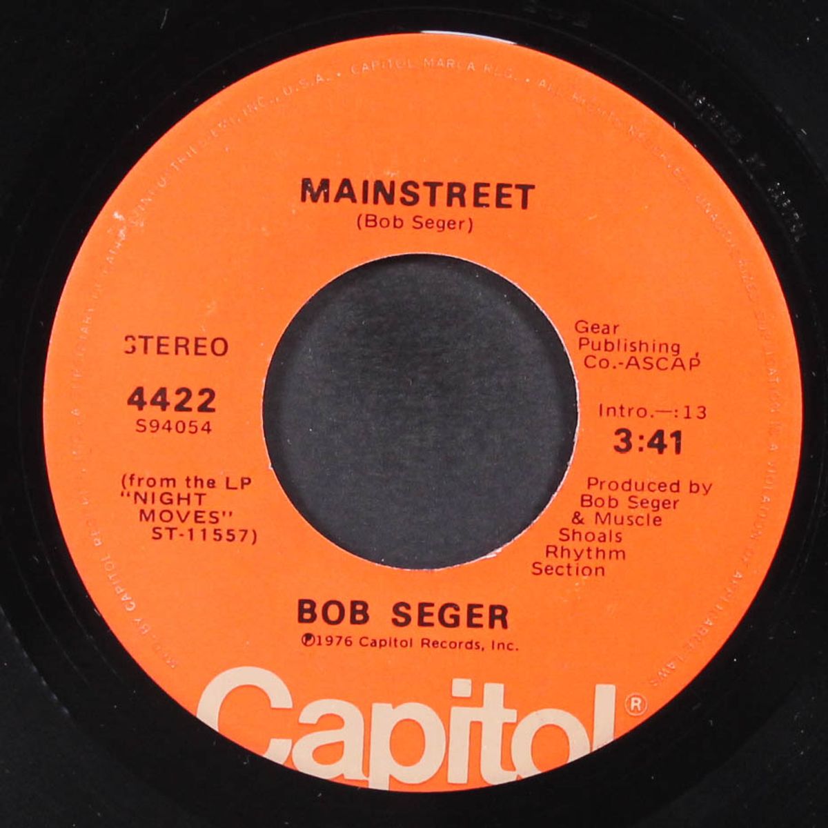 mainstreet / jody girl by BOB SEGER