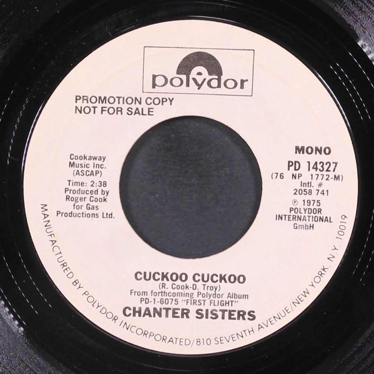 cuckoo cuckoo / mono by CHANTER SISTERS