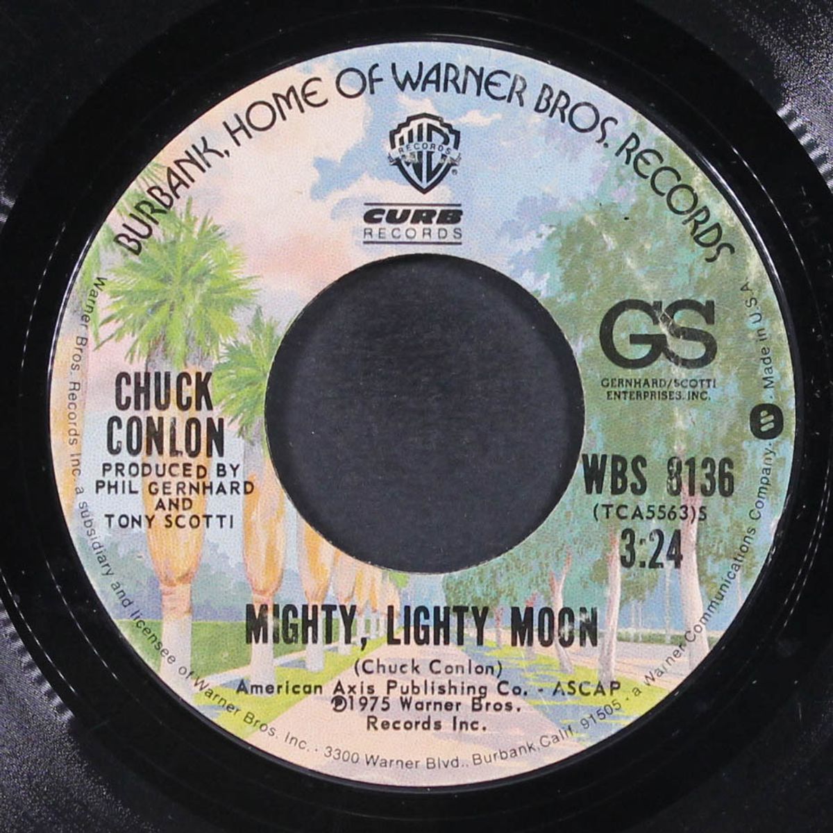 mighty, lighty moon / i wish i could have told you by CHUCK CONLON