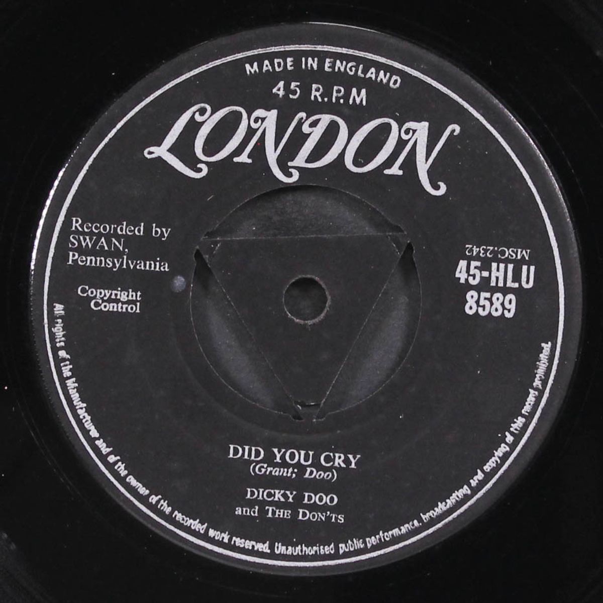 click click / did you cry by DICKY DOO & DON'TS