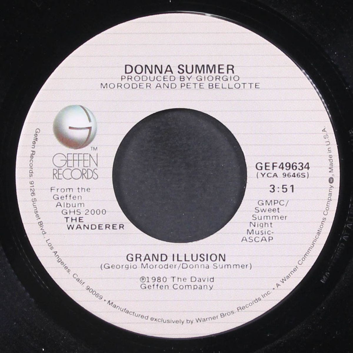 cold love / grand illusion by DONNA SUMMER