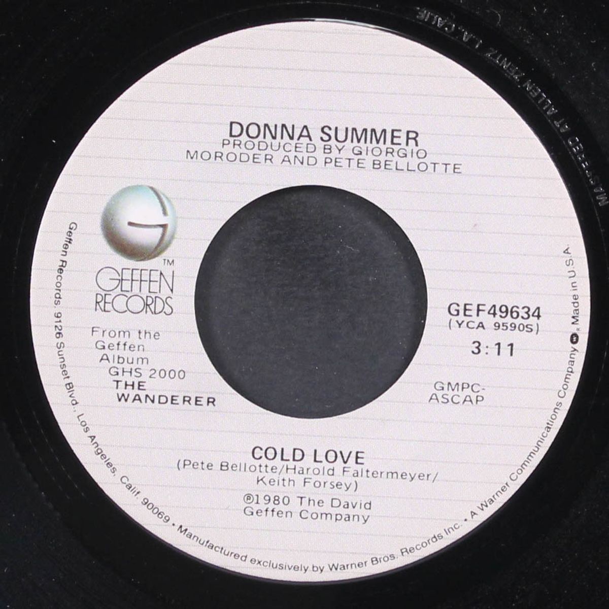 cold love / grand illusion by DONNA SUMMER