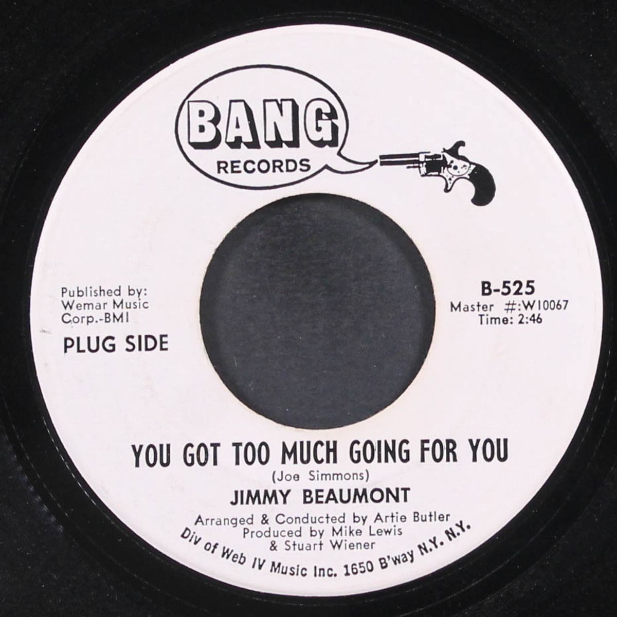 you got too much going for you / i never loved her anyway by JIMMY BEAUMONT