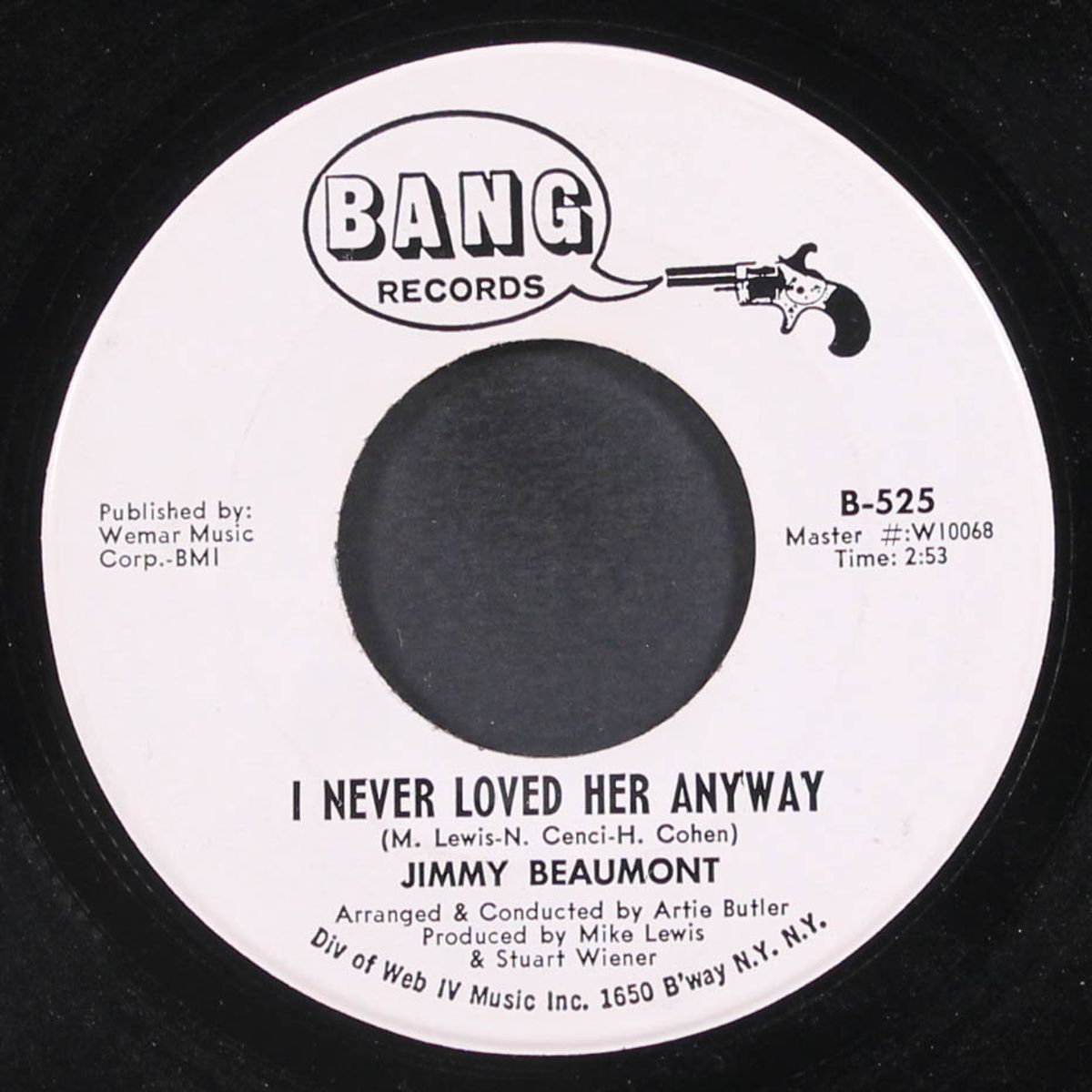 you got too much going for you / i never loved her anyway by JIMMY BEAUMONT