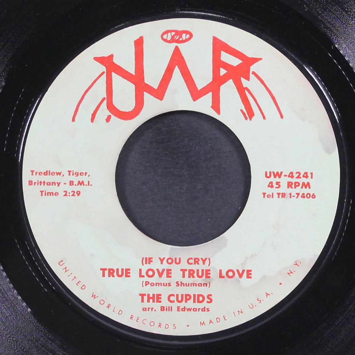 true love true love / let's twist by CUPIDS