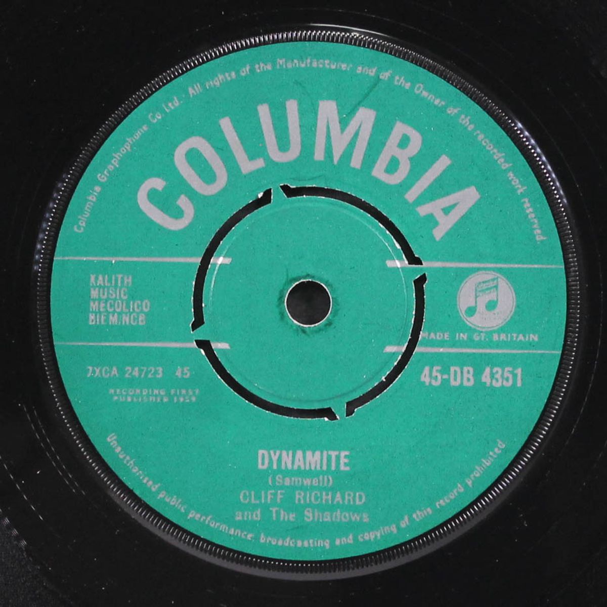 travellin' light / dynamite by CLIFF RICHARD
