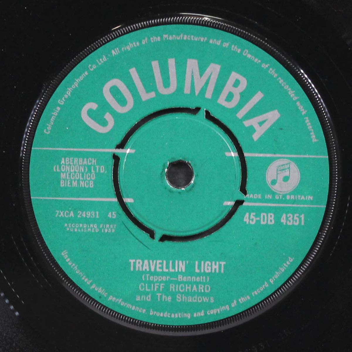 travellin' light / dynamite by CLIFF RICHARD