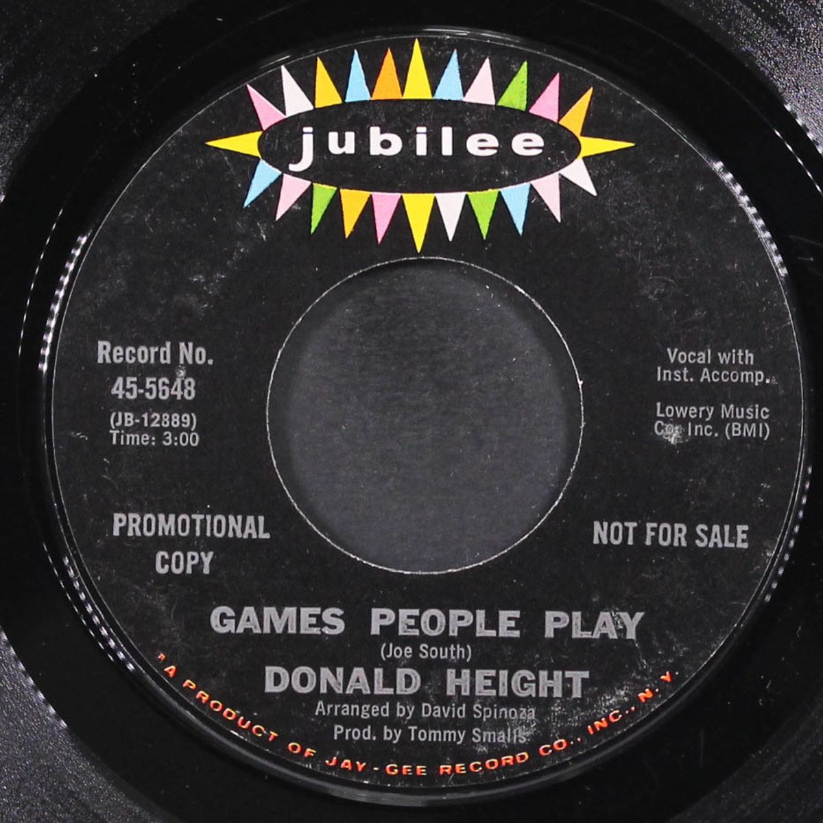 games people play / looking for my baby by DONALD HEIGHT