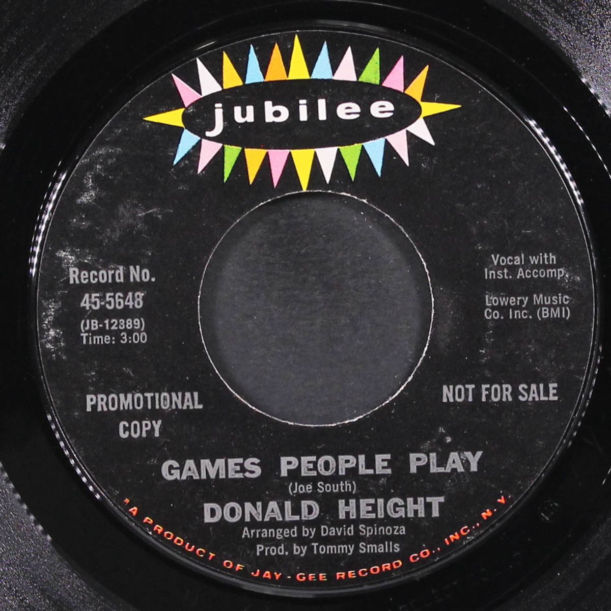 games people play / looking for my baby by DONALD HEIGHT
