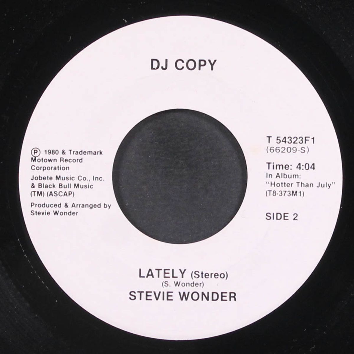 lately by STEVIE WONDER