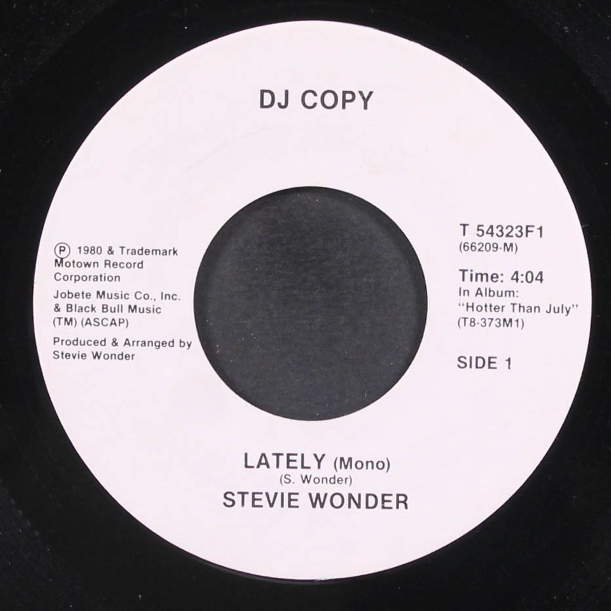 lately by STEVIE WONDER