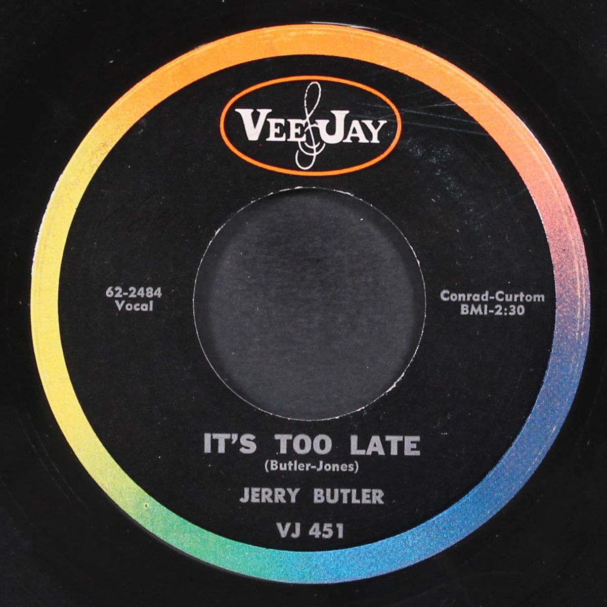 make it easy on yourself / it's too late by JERRY BUTLER