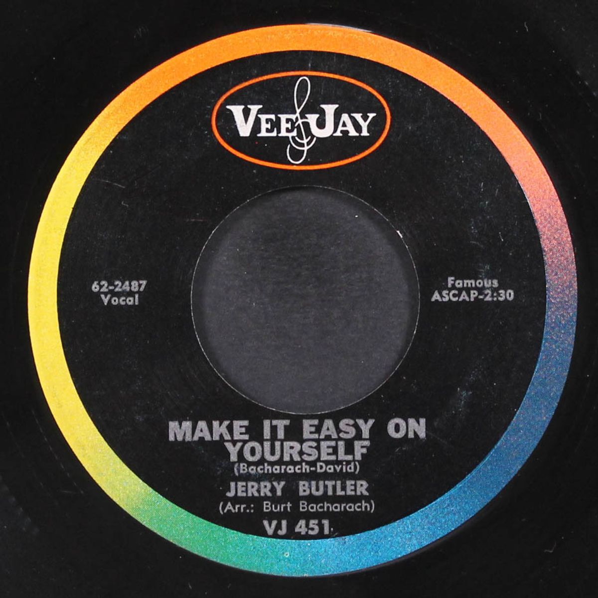 make it easy on yourself / it's too late by JERRY BUTLER