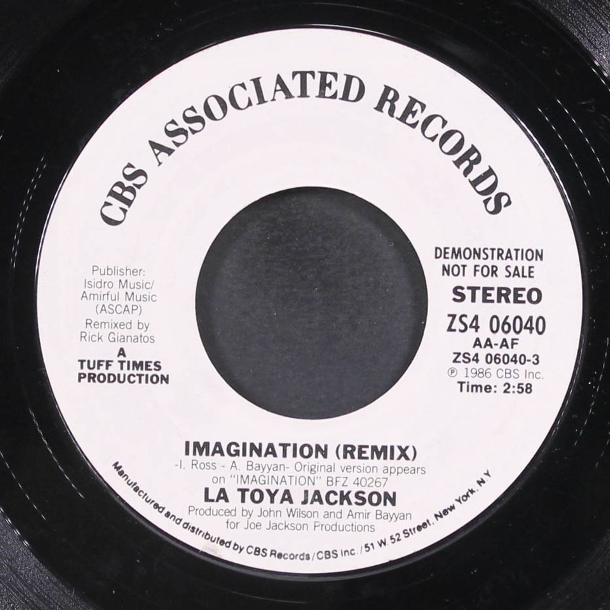 imagination (remix) / same by LATOYA JACKSON