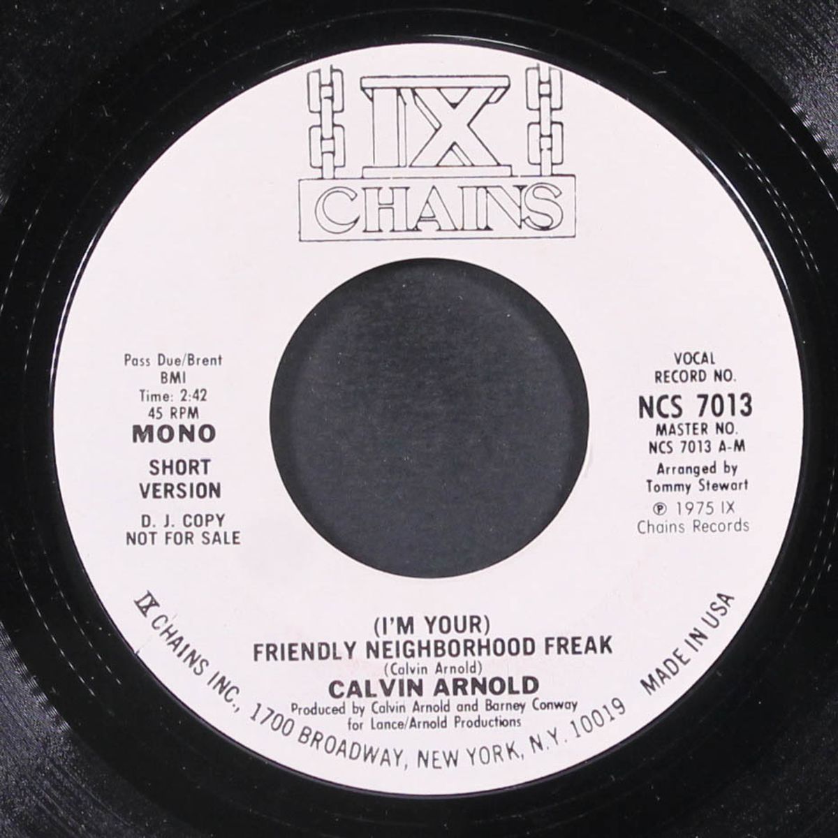 friendly neighborhood freak / mono by CALVIN ARNOLD