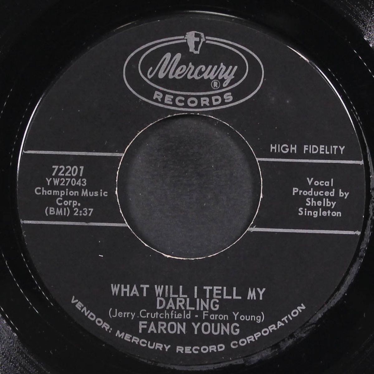 you'll drive me back by FARON YOUNG