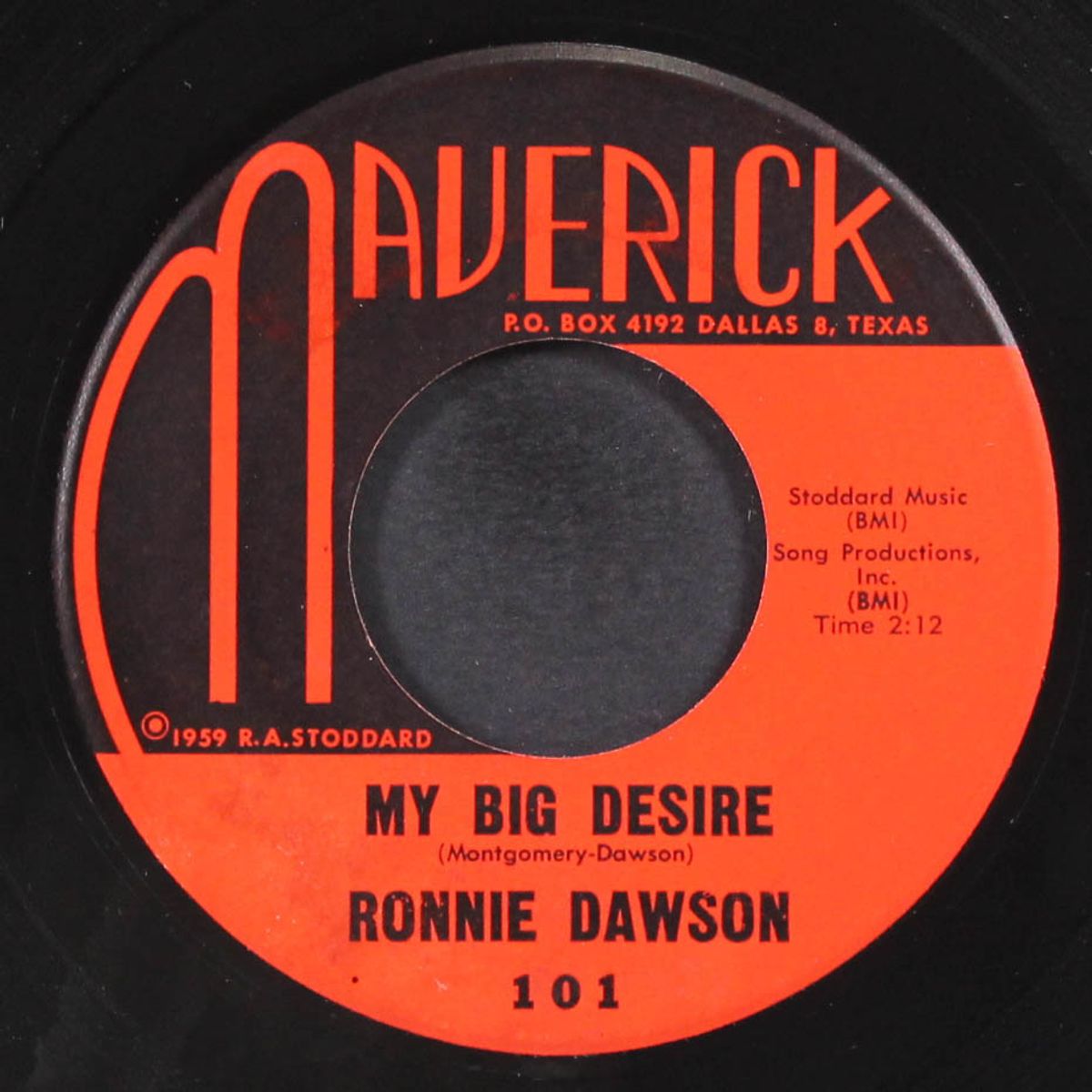 my big desire / how can we tell her by RONNIE DAWSON