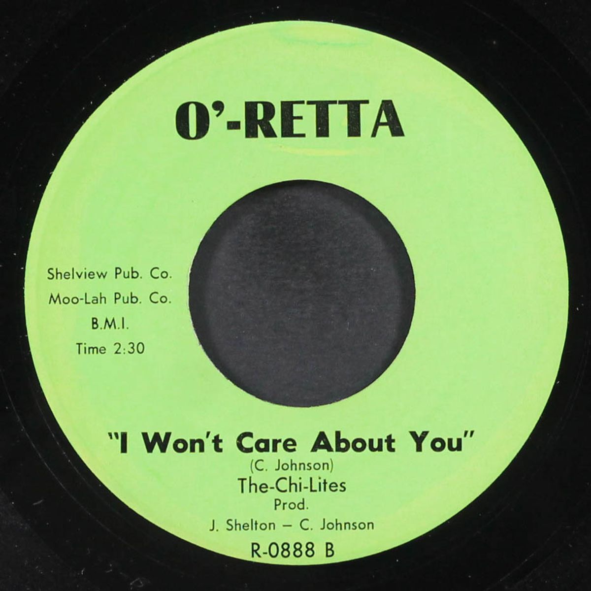 you did that to me / i won't care about you by CHI-LITES