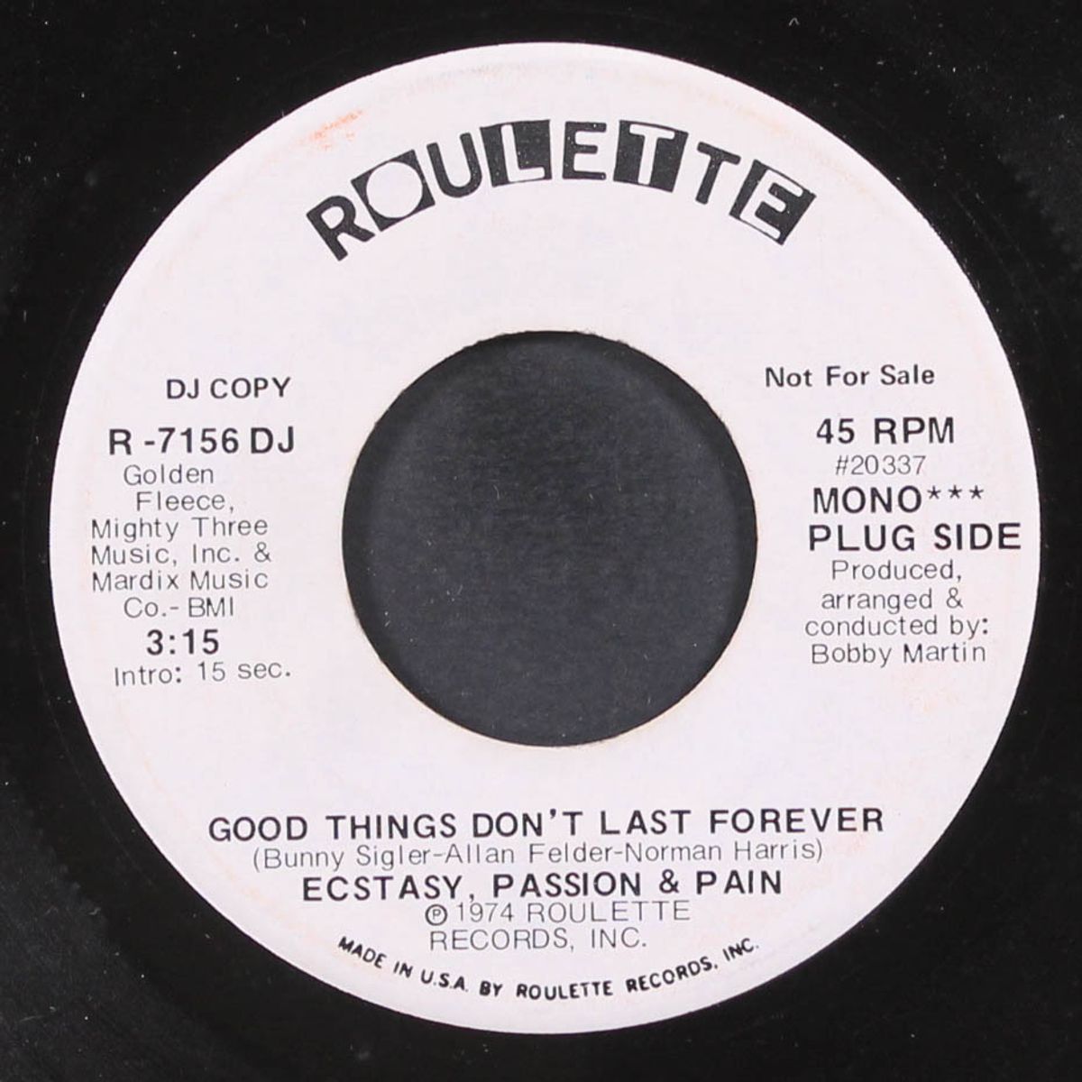 good things don't last forever by ECSTASY, PASSION & PAIN