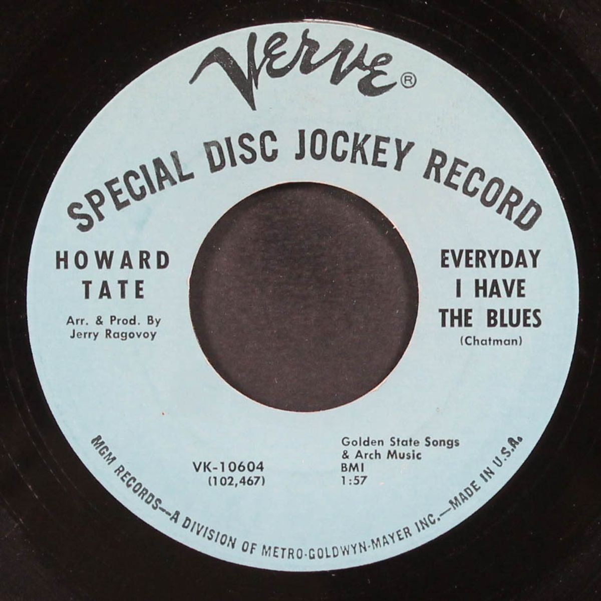 night owl / everyday i have the blues by HOWARD TATE