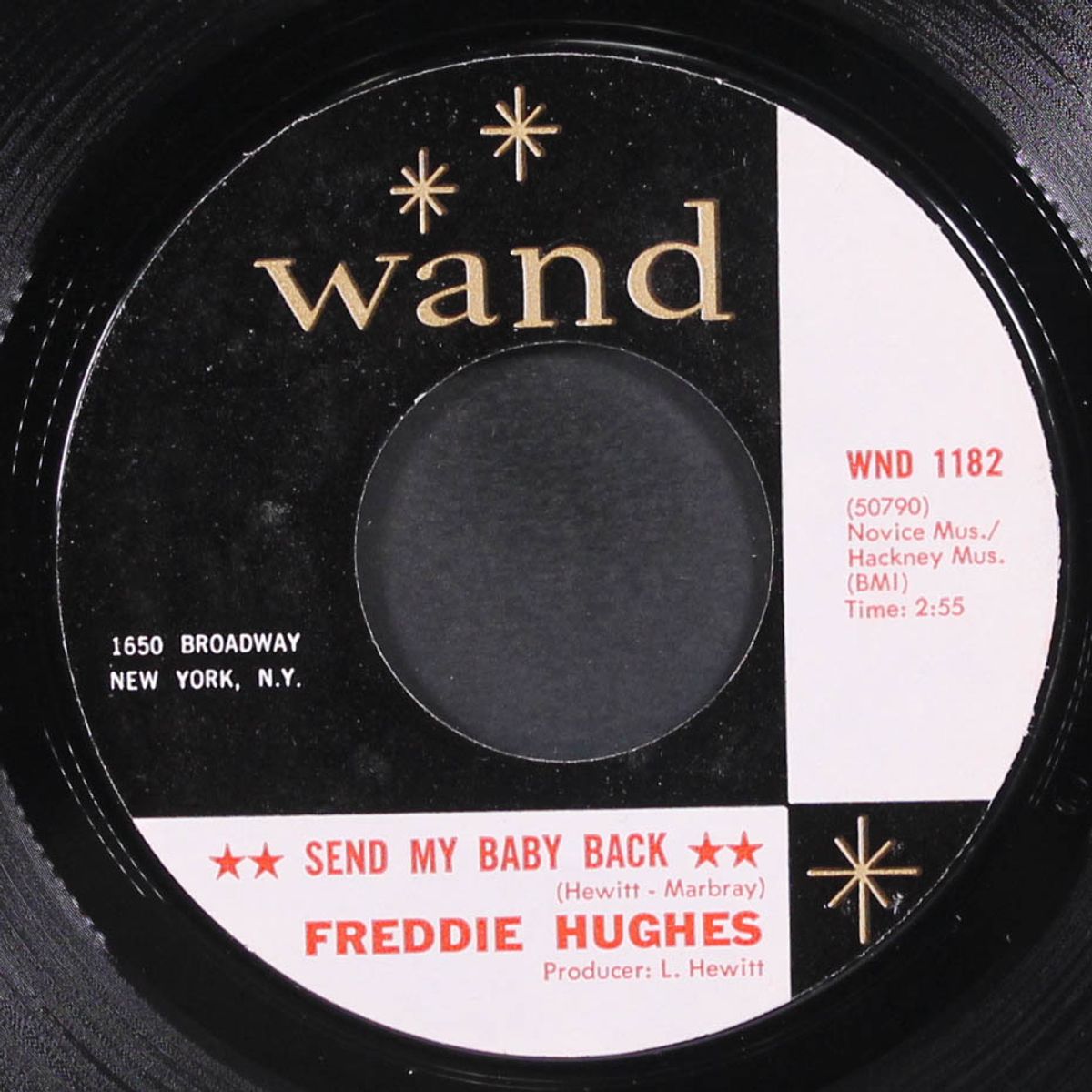 send my baby back / where's my baby by FREDDIE HUGHES