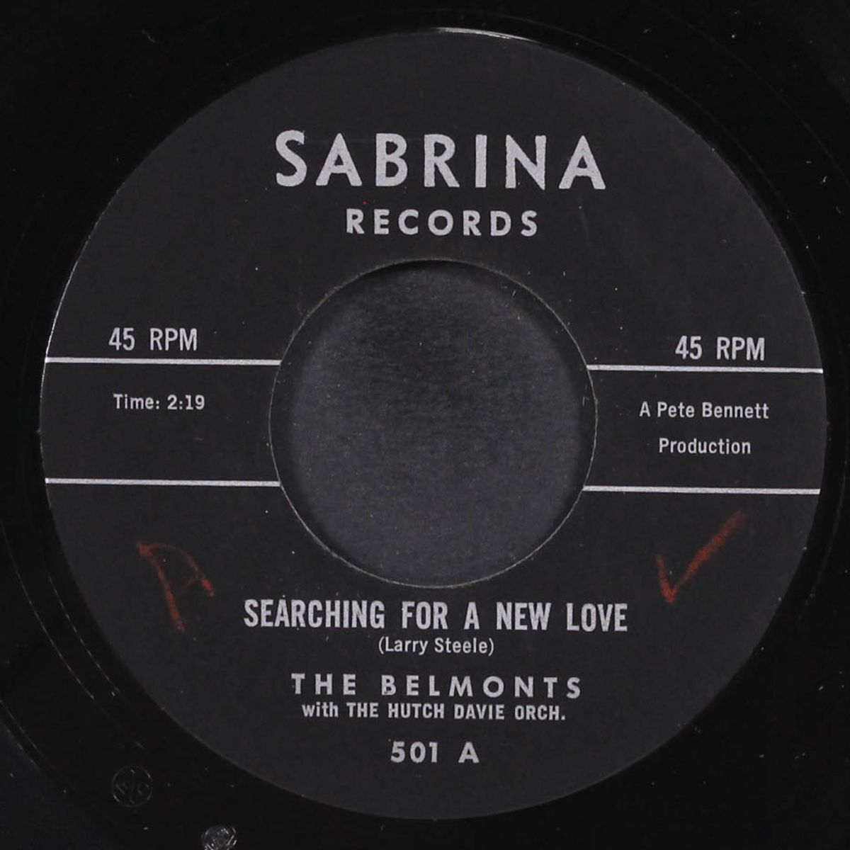 searching for a new love / don't get around much anymore by BELMONTS
