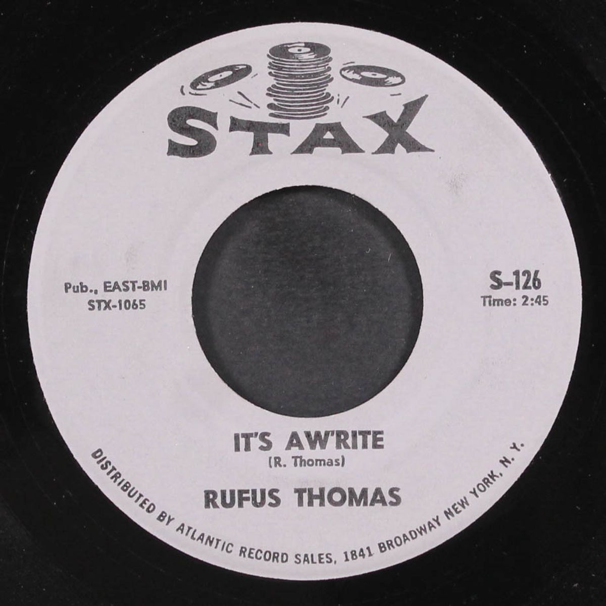 it's aw'rite / can't ever let you go by RUFUS THOMAS