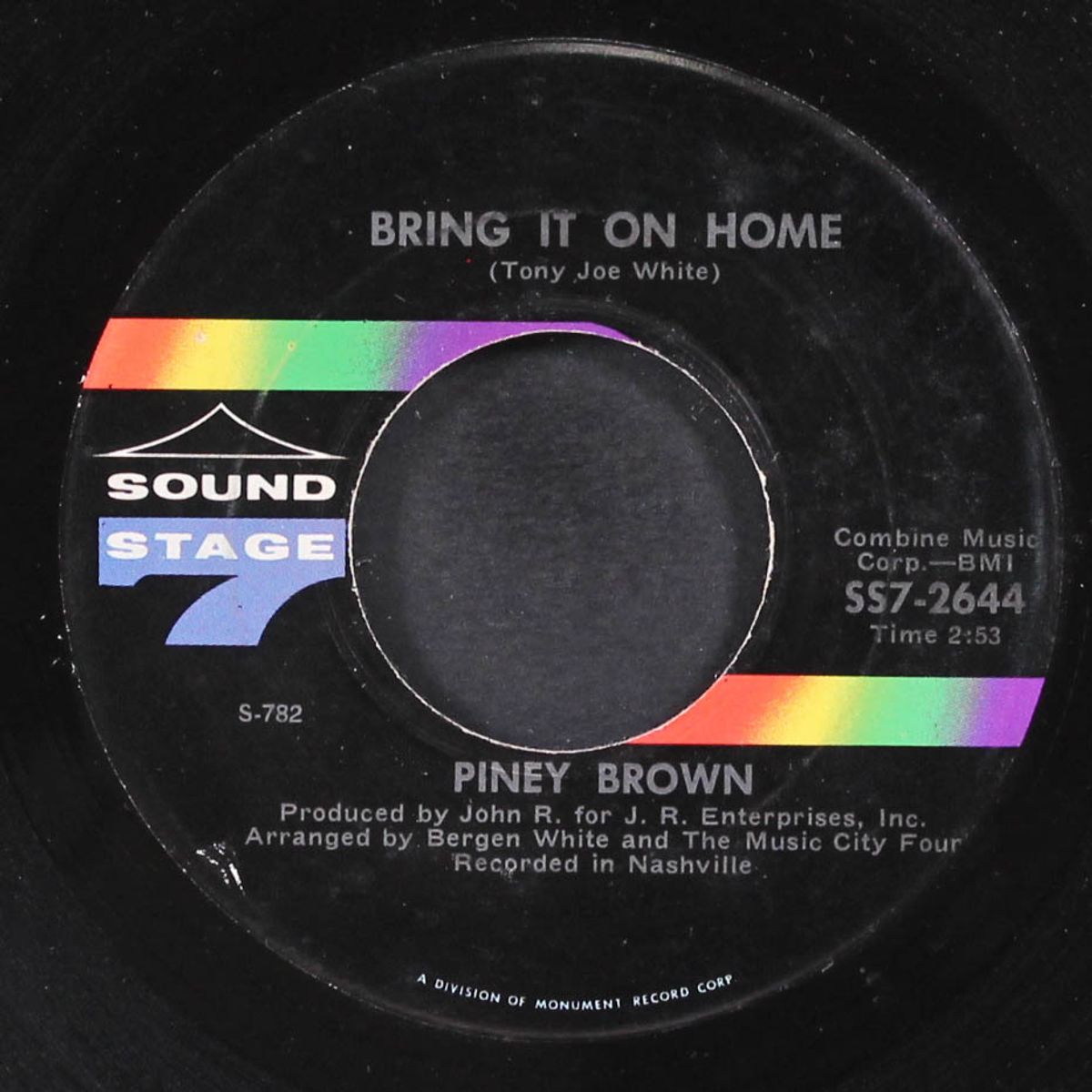 bring it on home / baby, don't do it by PINEY BROWN