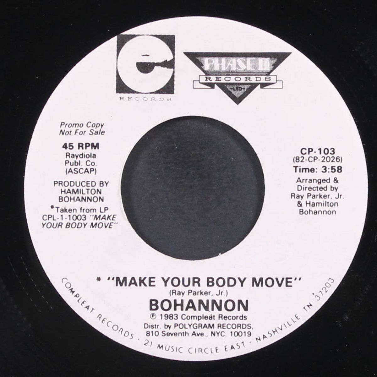make your body move / same by BOHANNON