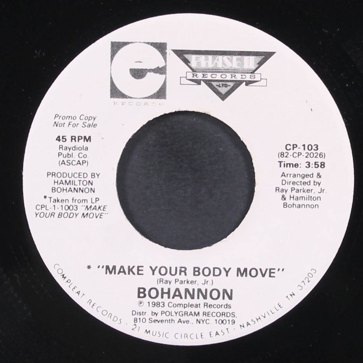 make your body move / same by BOHANNON