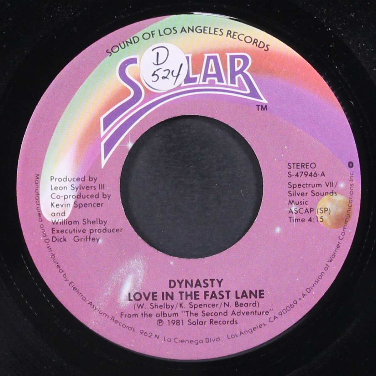 love in the fast lane / high time by DYNASTY