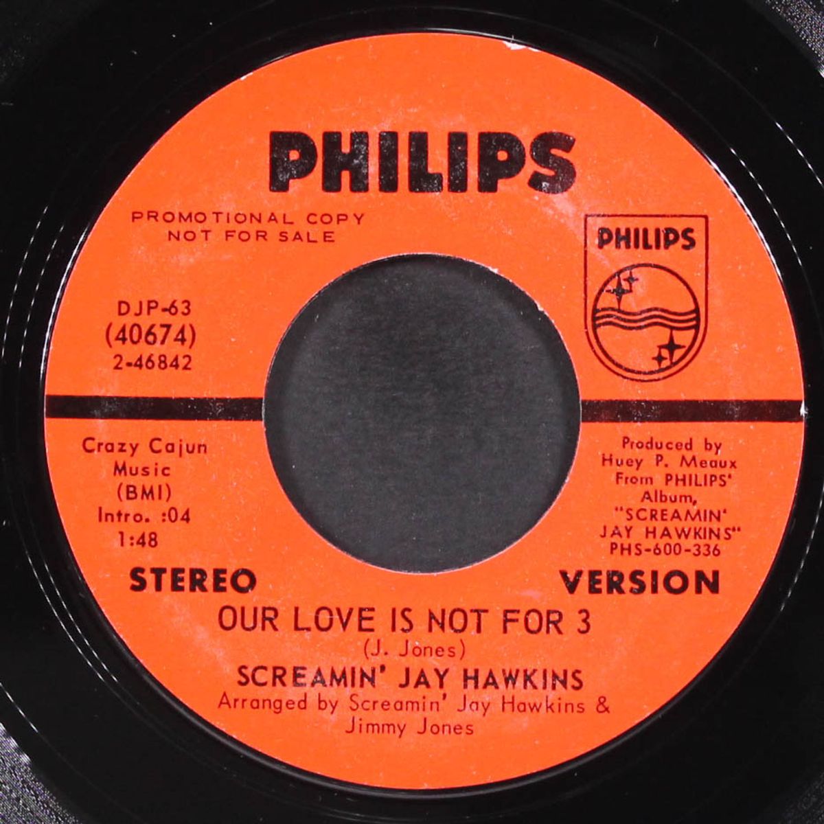 our love is not for 3 / mono by SCREAMIN' JAY HAWKINS