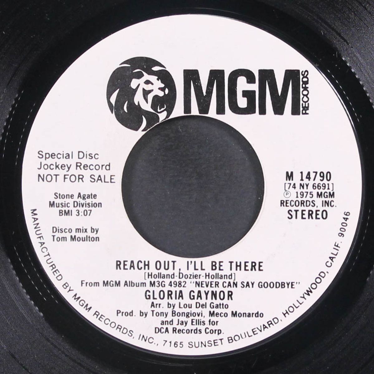 reach out i'll be there / mono by GLORIA GAYNOR
