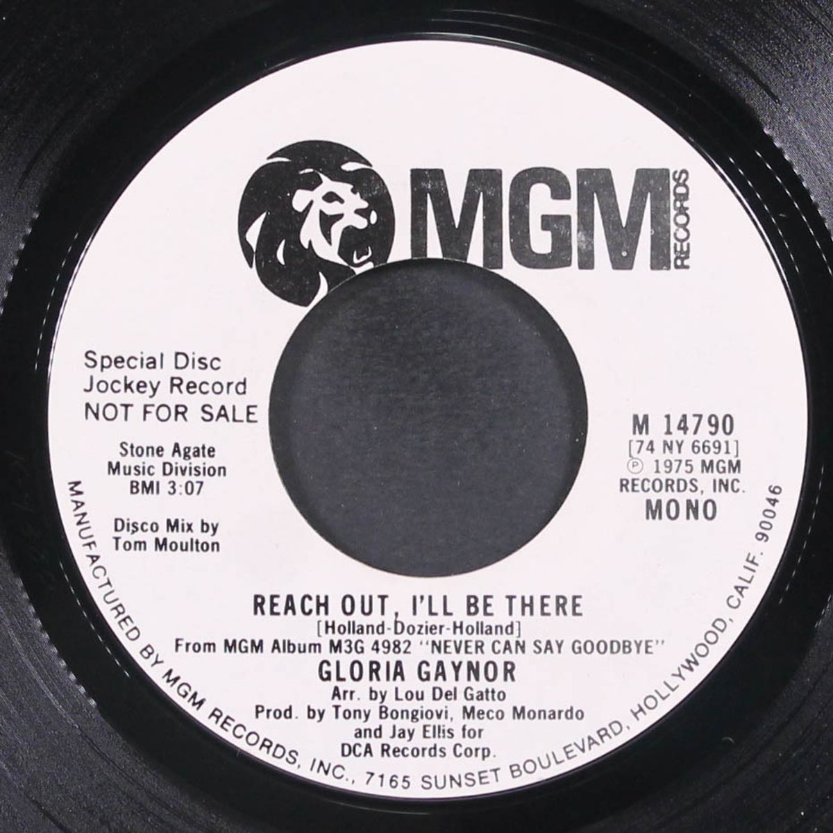 reach out i'll be there / mono by GLORIA GAYNOR