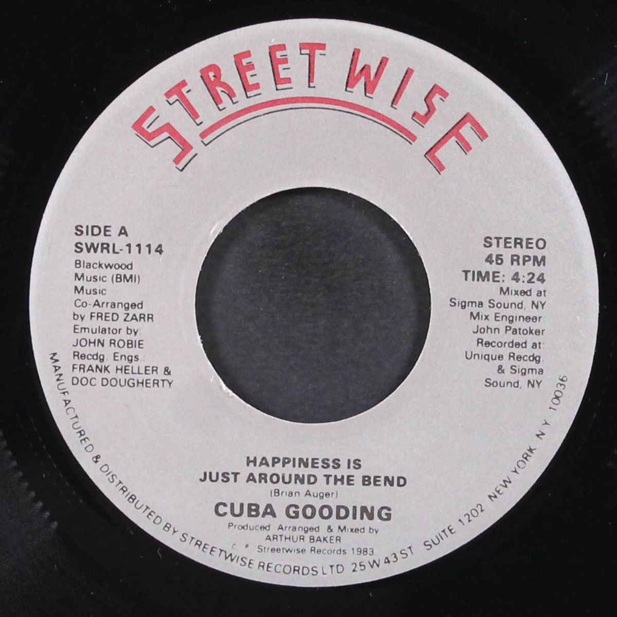 happiness is just around the bend by CUBA GOODING