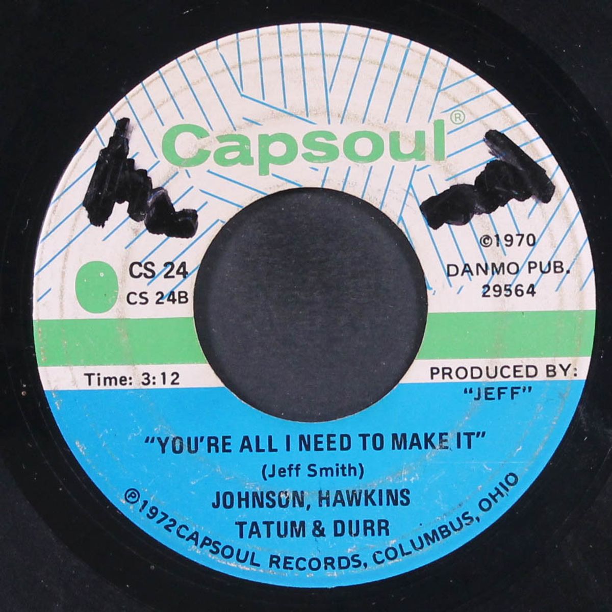 a world without you / you're all i need to make it by JOHNSON, HAWKINS, TATUM & DURR